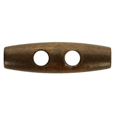 Knoop 35 houtje touwtje donker hout