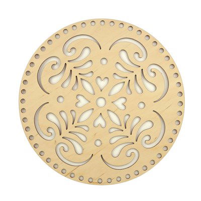 Durable mandala berenhout 25 cm