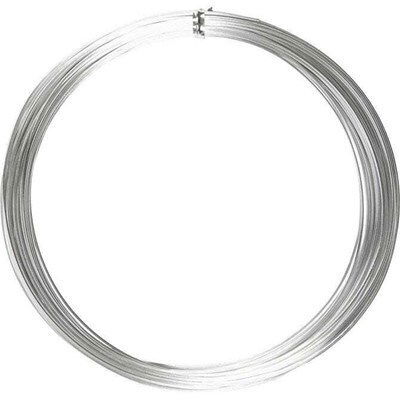 Sieradendraad 0,6 mm - verzilverd 10 meter 