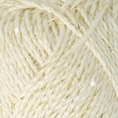 Scheepjes Catona Shine 105-G Bridal White - Gold