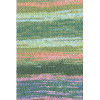 Lang Yarns Eternity 1174.0005 Green/Olive/Loden Green/Salmon