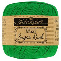 Scheepjes Maxi Sugar Rush 606 grass Green (50 gram)