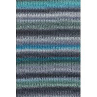 Lang Yarns Cloud 1077.0030 Turquoise/Grey/Black/Green