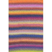Lang Yarns Cloud 1077.0031 Orange/Navy/Yellow/Plum