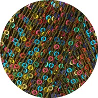 Lana Grossa Glamour 106 regenboog olijf groen