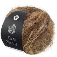 Lana Grossa Basta Stampa 209 beige camel taupe, grijsbruin