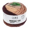 Lang Yarns Merino 120 dégradé 37.0010 Green/Bordeaux/Salmon