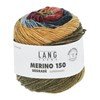 Lang Yarns Merino 150 dégradé 40.0011 Blue/Orange/Brick