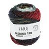 Lang Yarns Merino 150 dégradé 40.0014 Mint/Bordeaux/Blue