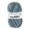 Lang Yarns Super Soxx Color 4-Fach 901.0385 Turquoise/Light Brown 1123 Athens