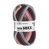 Lang Yarns Twin Soxx 4-Fach/4-Ply 909.0317 Rose/Black/Brown 1112 Brazil