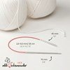Addi Rondbreinaald 25 cm - nr 2 - sokkenwonder lace - Wooladdict