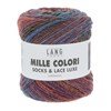 Lang Yarns Mille Colori Socks & Lace Luxe 859.0201 Blue/Lilac/Brown
