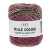 Lang Yarns Mille Colori Socks & Lace Luxe 859.0204 Bordeaux/Dark Green/Salmon