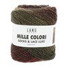 Lang Yarns Mille Colori Socks & Lace Luxe 859.0210 Beige/Brown/Cognac