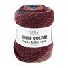 Lang Yarns Mille Colori Socks & Lace Luxe 859.0214 Navy/Lilac/Brown