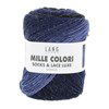 Lang Yarns Mille Colori Socks & Lace Luxe 859.0215 Navy/Blue/Petrol