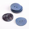 Knoop 20 mm rond blauw - 612