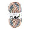 Lang Yarns Super Soxx Bamboo Color 4-Fach/4-Ply 641.0515 Orange/Blue-Grey 1144 Robin