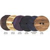 Knoop 622091 zwart met houtnerf 38 mm