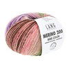 Lang Yarns Merino 200 Bebe Color 155.0602 Violet/Flamingo/Grass