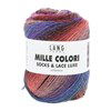 Lang Yarns Mille Colori Socks & Lace Luxe 859.0219 Brown/Red/Violet