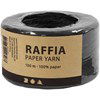 Raffia papier 503292 zwart 7-8 mm 100 meter op=op uit collectie