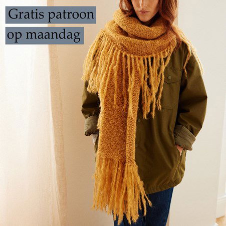 Breipatroon Sjaal