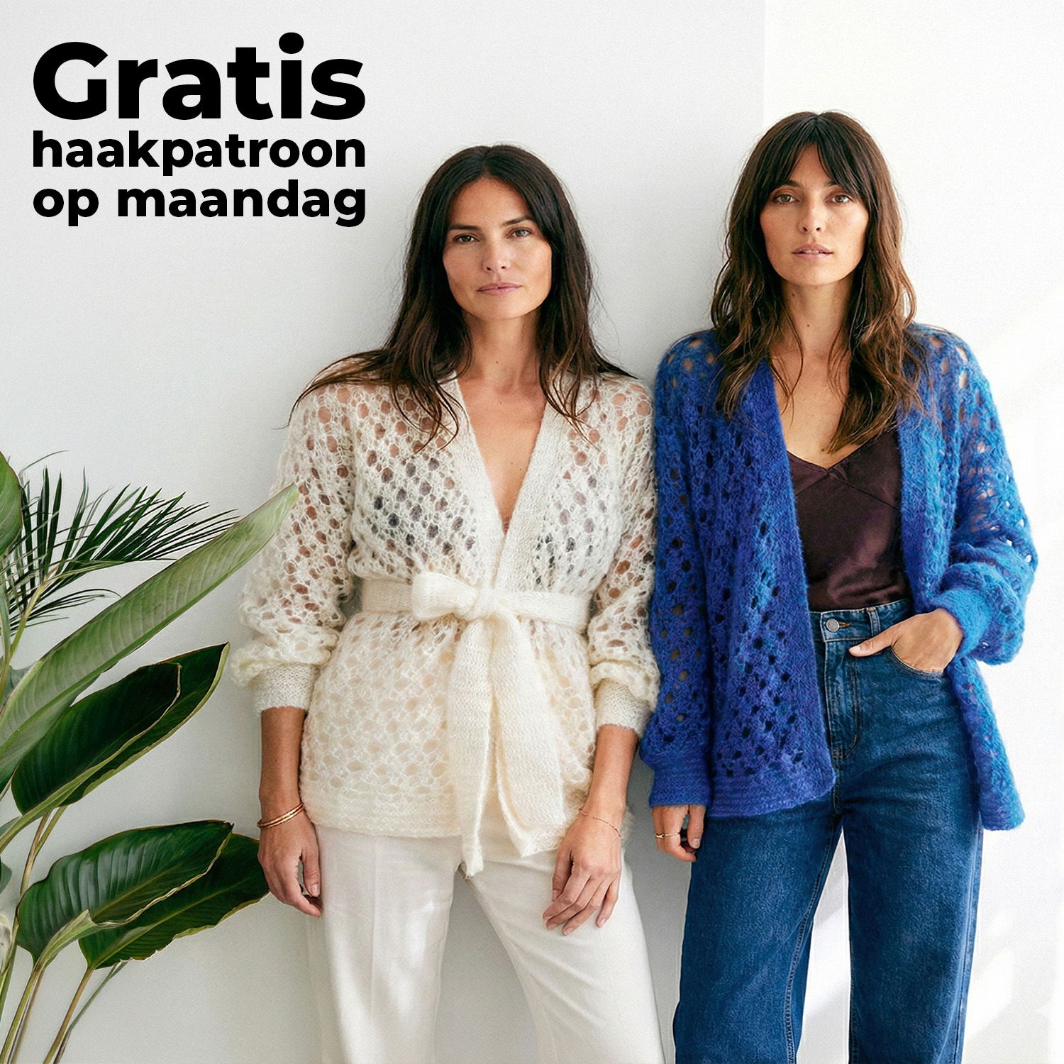 Gratis Haakpatroon vest met ceintuur