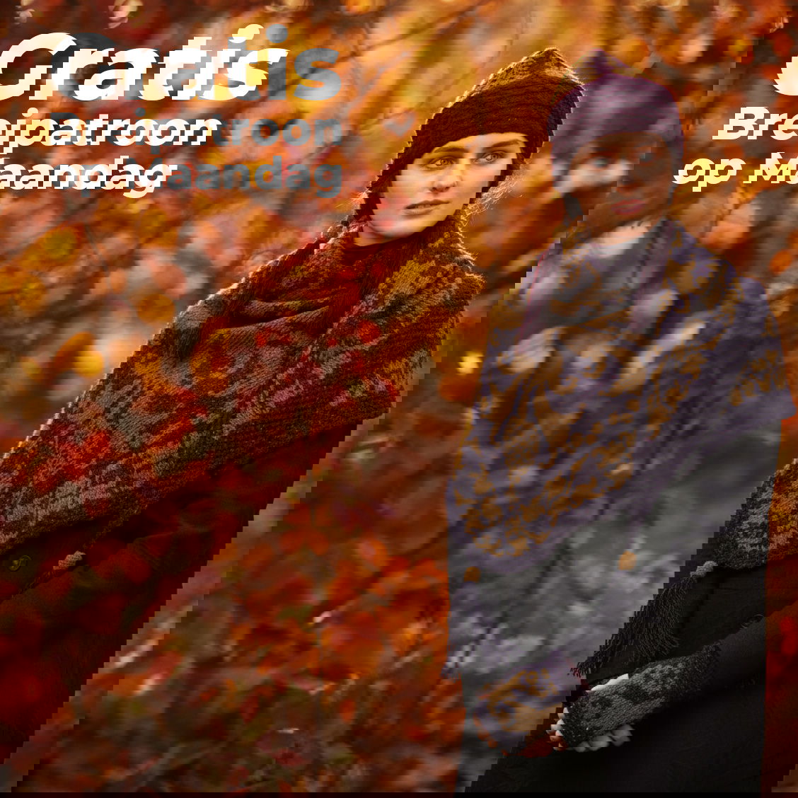 Gratis Breipatroon Omslagdoek