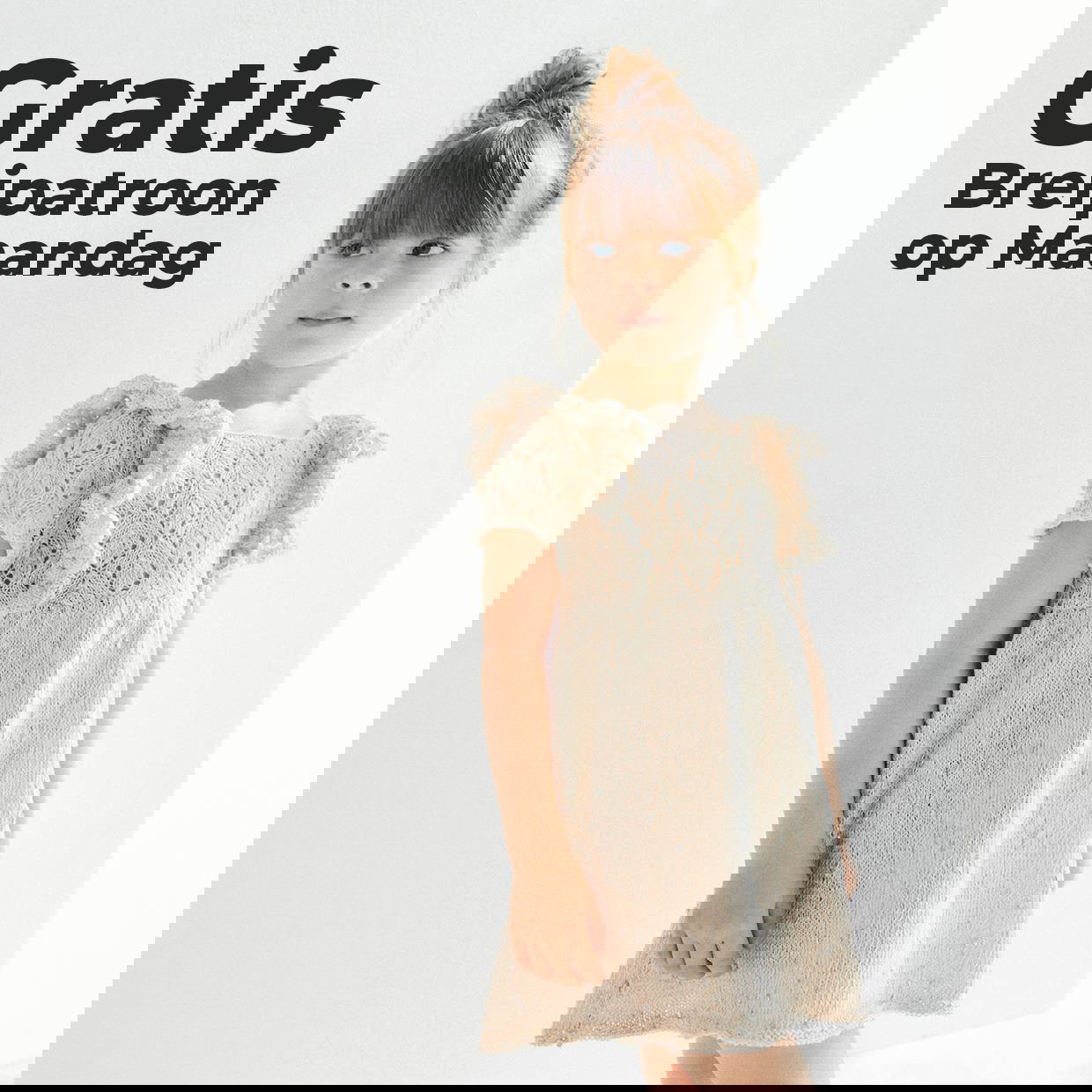 Gratis Breipatroon jurk in ajourpatroon