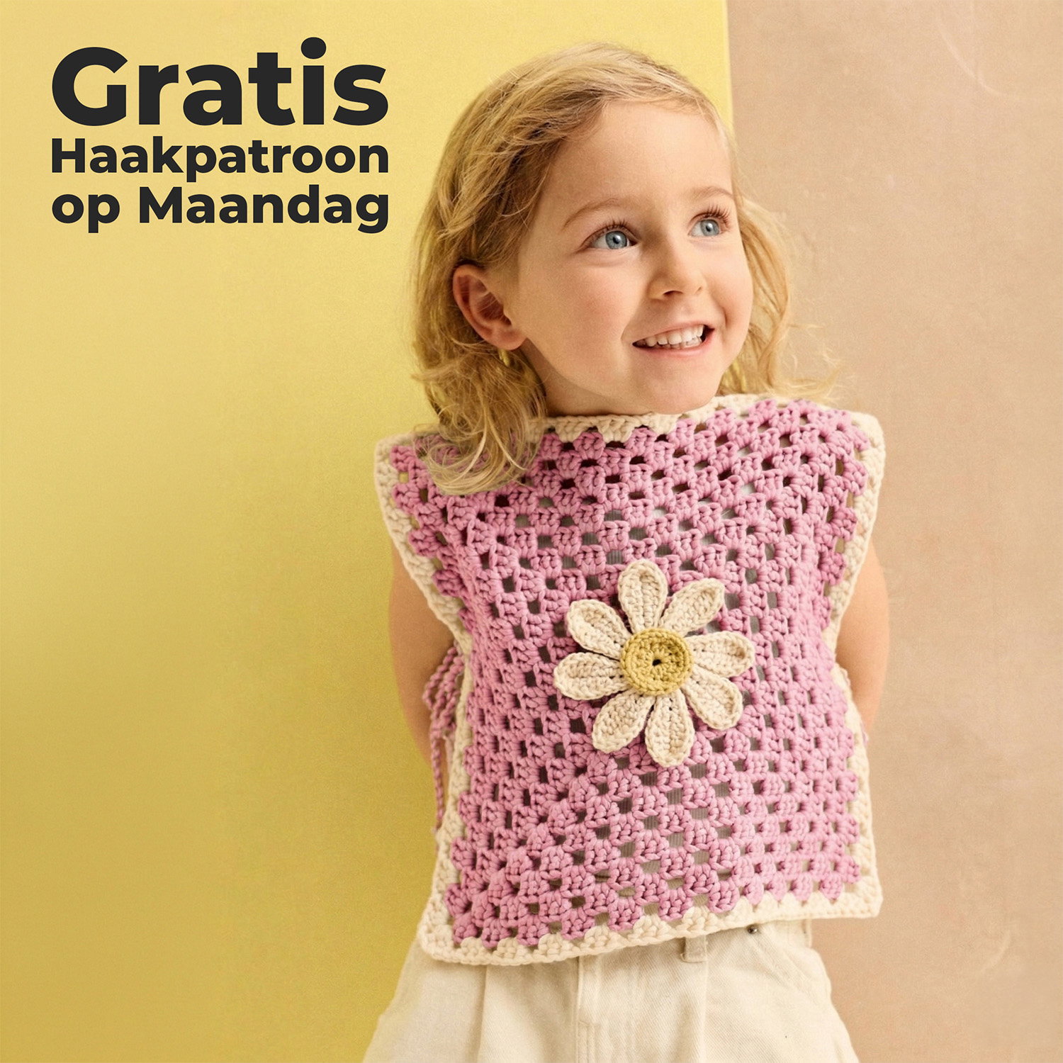 Gratis Haakpatroon kinderponcho 
