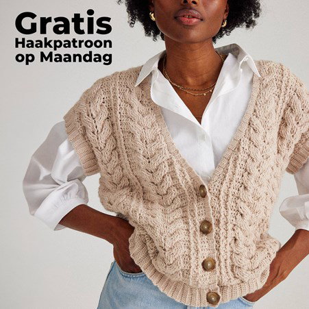 Haakpatroon vest