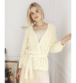 Dames vest gemaakt van Phildar Phil Irlandais