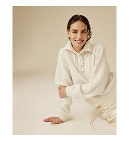 Damestrui met kraagje gemaakt van Phildar Phil Venus