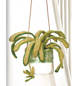 graslelie met uitlopers gemaakt van Haaknaalden