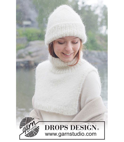 Breipatroon Halswarmer & muts in zachte alpaca wol