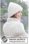 Breipatroon Halswarmer & muts in zachte alpaca wol van andere kant