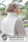 Breipatroon Halswarmer & muts in zachte alpaca wol van andere kant