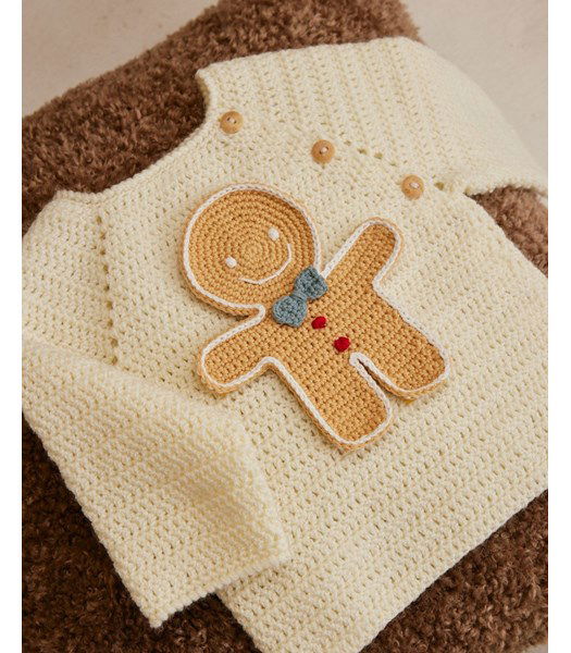 Haakpatroon Babytrui Aubin met peperkoek