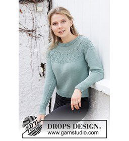 Damestrui gemaakt van Drops Cotton Merino