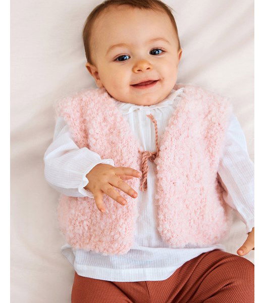 Breipatroon Giletje met striksluiting