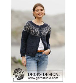 Dames vest gemaakt van Drops Karisma