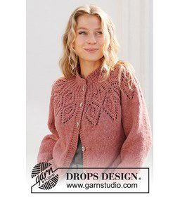 Damesvest gemaakt van Drops Nepal