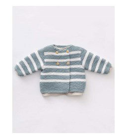 Baby jasje gemaakt van knopen