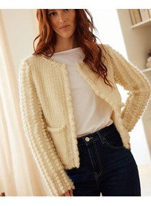 Damesvest Helea met noppen en zakken