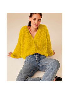 Damesvest met v-hals