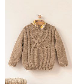 Trui voor jongens gemaakt van Phildar Phil Rapido