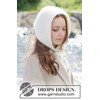 bandana in ribbelsteek Snow Mist Bandana gemaakt van Drops Alpaca