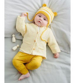 Babyjasje gemaakt van Phildar Phil Pima